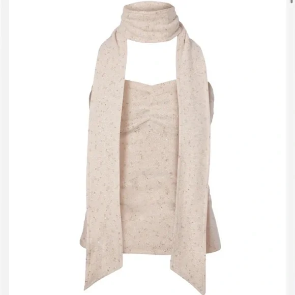 Asta Resort Sequin Strapless Top with Scarf - Picture 2 of 4